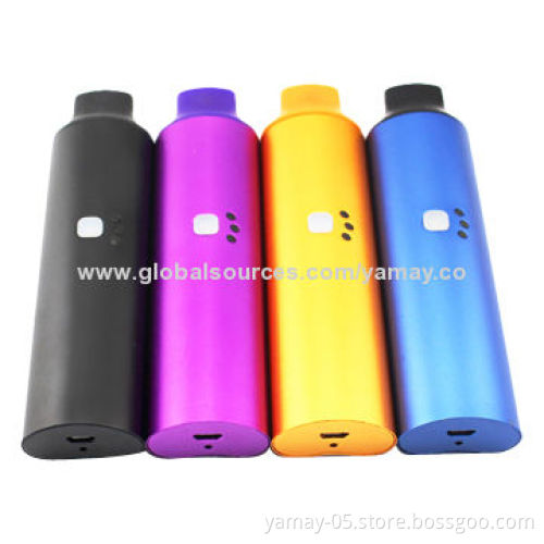 Electronic cigarette dry herb PEX vaporizer with 2600mAh battery, various colors are available